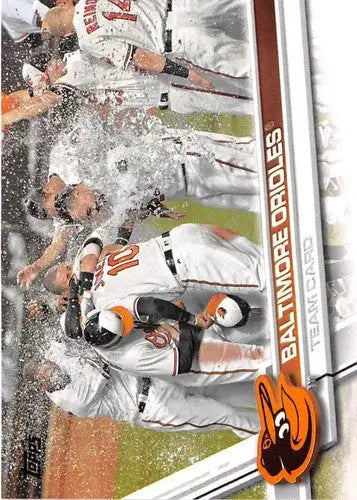 Baltimore Orioles team card with original gloss from 2017 Topps NM-MT Orioles ID 19267