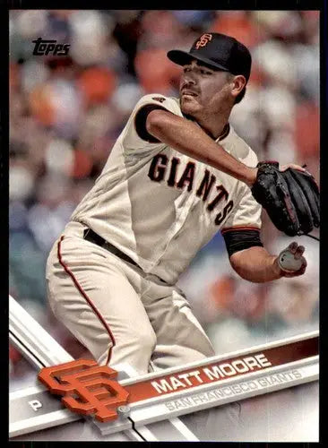 2017 Topps #179 Matt Moore NM-MT Giants - Baseball Card Single