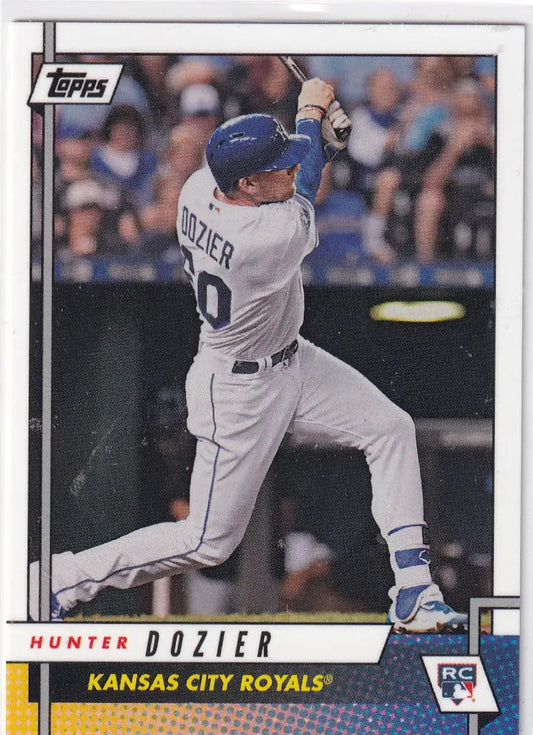 2017 TOPPS #19 HUNTER DOZIER- KANSAS CITY ROYALS - Baseball Card Single