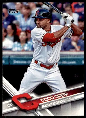 2017 Topps Coco Crisp baseball card with original gloss in NM-MT condition
