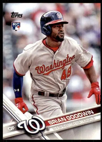 2017 Topps Brian Goodwin original gloss mint RC rookie baseball card near mint