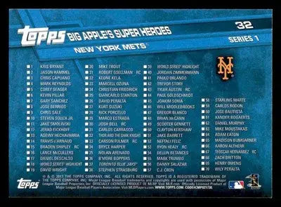 2017 Topps #32 Thor and the Dark Knight - Baseball Card Single
