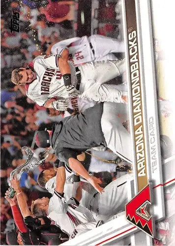 Arizona Diamondbacks team card from 2017 Topps with original gloss and NM-MT condition