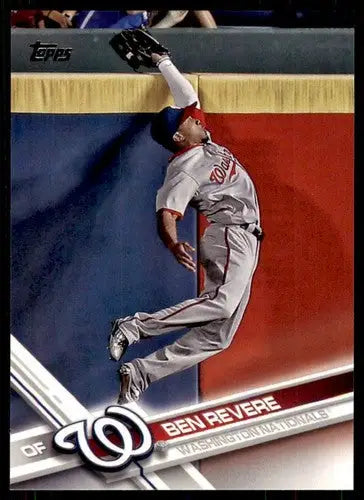Original gloss Baseball card of Ben Revere NM-MT from 2017 Topps #324 Nationals