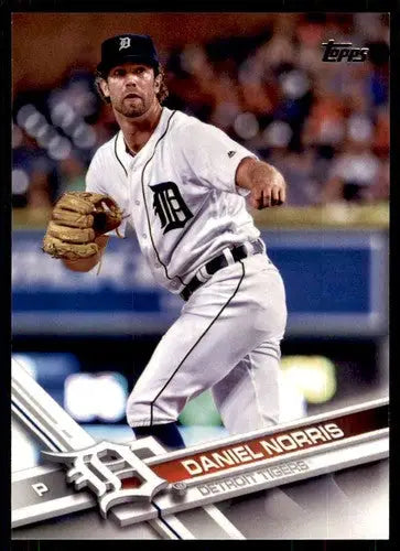2017 Topps Daniel Norris Baseball Card with Original Gloss NM-MT Tigers ID 4353