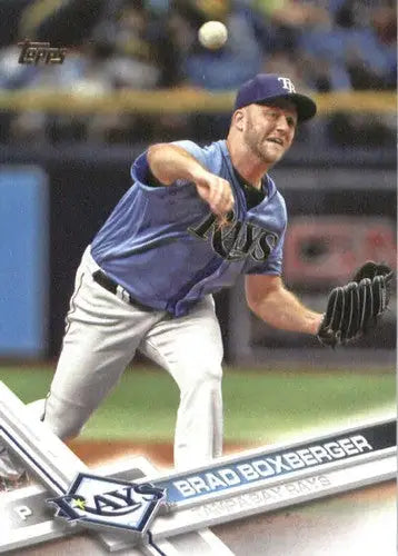 2017 Topps #358 Brad Boxberger NM-MT Rays - Baseball Card Single