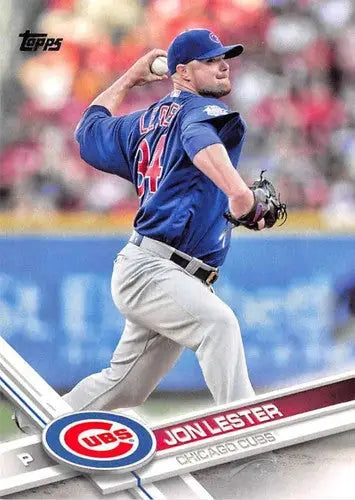2017 Topps #360 Jon Lester NM-MT Cubs - Baseball Card Single