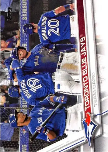 Toronto Blue Jays baseball card with original gloss from 2017 Topps series