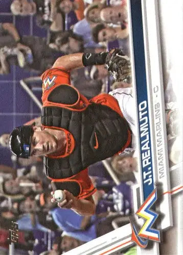 2017 Topps #396 J.T. Realmuto NM-MT Marlins - Baseball Card Single