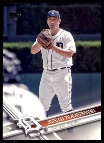 2017 Topps #40 Jordan Zimmermann NM-MT Tigers ID:10116 - Baseball Card Single