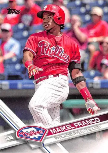 2017 Topps #411 Maikel Franco NM-MT Phillies - Baseball Card Single