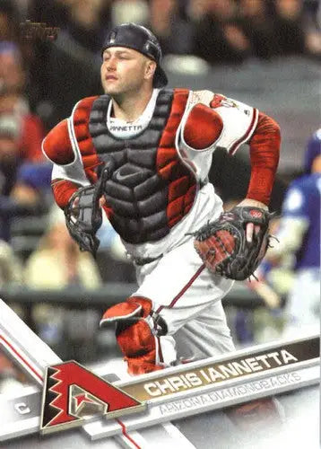 2017 Topps #412 Chris Iannetta NM-MT Diamondbacks - Baseball Card Single