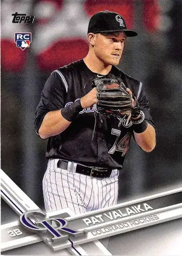 2017 Topps #415 Pat Valaika NM-MT RC Rookie Rockies - Baseball Card Single