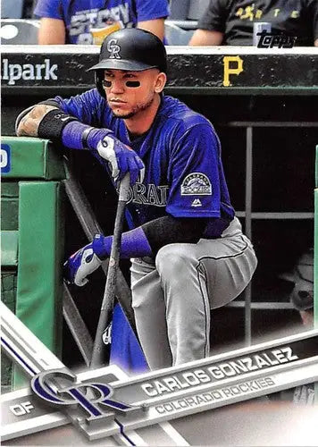 2017 Topps #425 Carlos Gonzalez NM-MT Rockies - Baseball Card Single