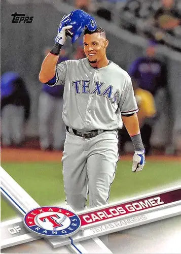 2017 Topps #427 Carlos Gomez NM-MT Rangers ID:1684 - Baseball Card Single