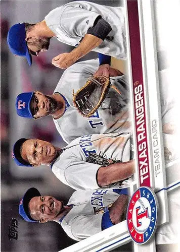 2017 Topps #430 Texas Rangers NM-MT Rangers - Baseball Card Single