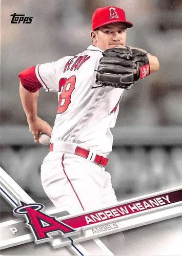 2017 Topps #444 Andrew Heaney NM-MT Angels - Baseball Card Single