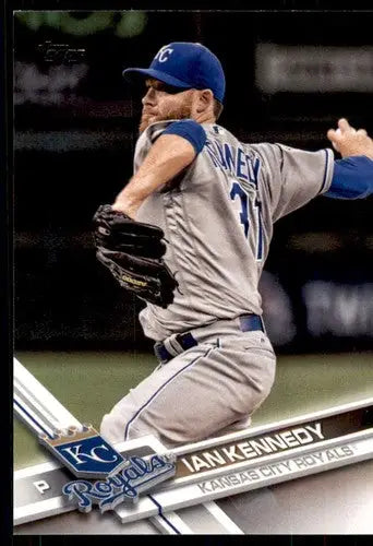 2017 Topps #449 Ian Kennedy NM-MT Royals ID:2774 - Baseball Card Single