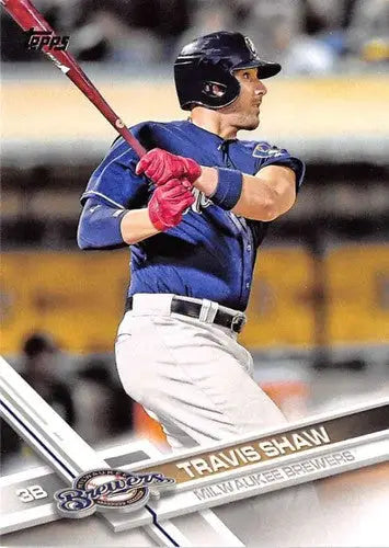 2017 Topps #452 Travis Shaw NM-MT Brewers - Baseball Card Single