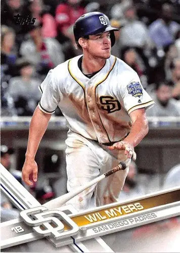 Wil Myers baseball card from 2017 Topps #459 with original gloss, perfect for cards typically sell