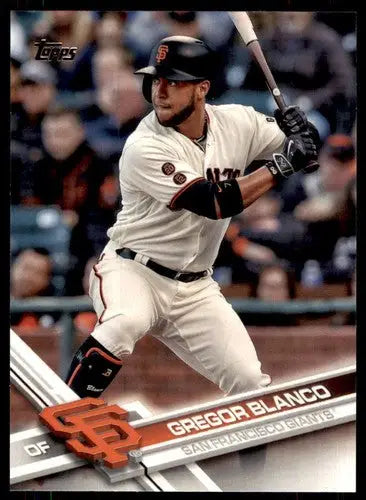 2017 Topps #47 Gregor Blanco NM-MT Giants - Baseball Card Single