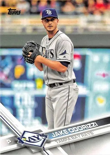 2017 Topps #488 Jake Odorizzi NM-MT Rays - Baseball Card Single