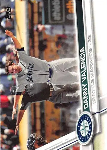 2017 Topps #499 Danny Valencia NM-MT Mariners - Baseball Card Single
