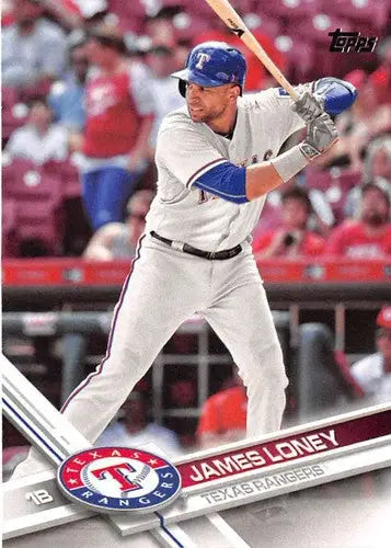 2017 Topps #524 James Loney NM-MT Rangers - Baseball Card Single