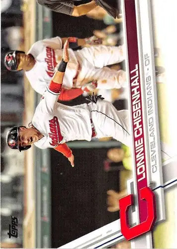 2017 Topps #535 Lonnie Chisenhall NM-MT Indians - Baseball Card Single