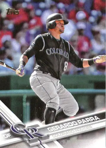 2017 Topps #537 Gerardo Parra NM-MT Rockies - Baseball Card Single
