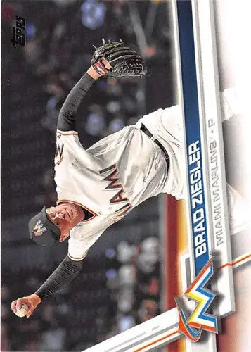 2017 Topps #538 Brad Ziegler NM-MT Marlins ID:1695 - Baseball Card Single