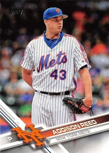 2017 Topps #546 Addison Reed NM-MT Mets - Baseball Card Single