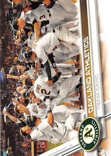 2017 Topps #558 Oakland Athletics NM-MT Athletics ID:4888 - Baseball Card Single