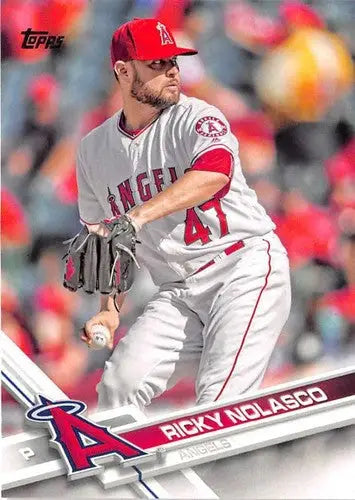 2017 Topps #561 Ricky Nolasco NM-MT Angels - Baseball Card Single