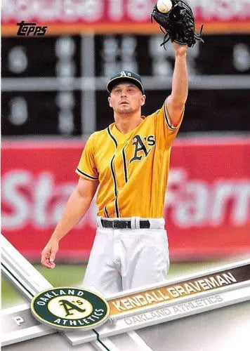 2017 Topps #592 Kendall Graveman NM-MT Athletics - Baseball Card Single
