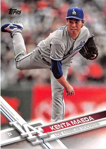 2017 Topps #597 Kenta Maeda NM-MT Dodgers - Baseball Card Single