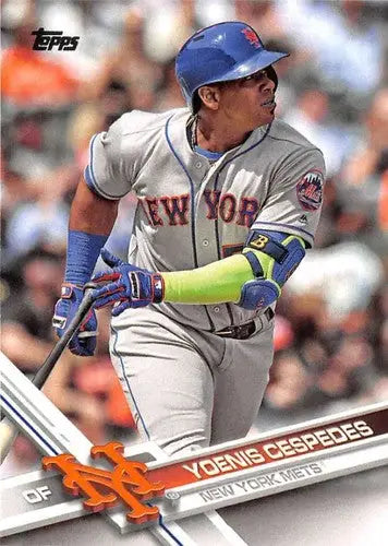 2017 Topps #600 Yoenis Cespedes NM-MT Mets - Baseball Card Single