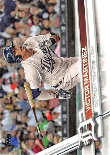 2017 Topps Victor Martinez baseball card Tigers sports card with original gloss NM-MT