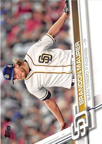 2017 Topps #624 Brandon Maurer NM-MT Padres ID:1707 - Baseball Card Single