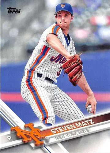 2017 Topps #632 Steven Matz NM-MT Mets - Baseball Card Single