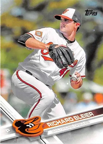 2017 Topps #691 Richard Bleier NM-MT Orioles - Baseball Card Single