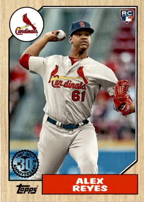 2017 Topps #87-79 Alex Reyes 1987 Topps Baseball 30th Anniversary - Baseball Card Single