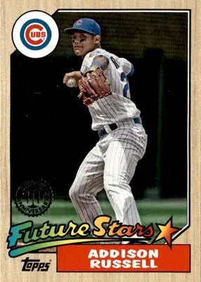 2017 Topps #87-92 Addison Russell 1987 Topps Baseball 30th Anniversary - Baseball Card Single