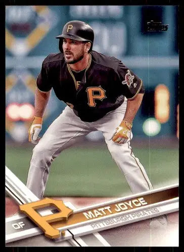 2017 Topps Matt Joyce baseball card with original gloss NM-MT Pittsburgh Pirates
