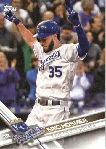 Eric Hosmer baseball card from 2017 Topps American League Standouts Royals series