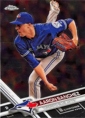 2017 Topps Chrome #44 Aaron Sanchez NM-MT Blue Jays - Baseball Card Single