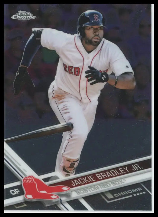 2017 Topps Chrome Jackie Bradley Jr. 64 Boston Red Sox NM - Baseball Card Single