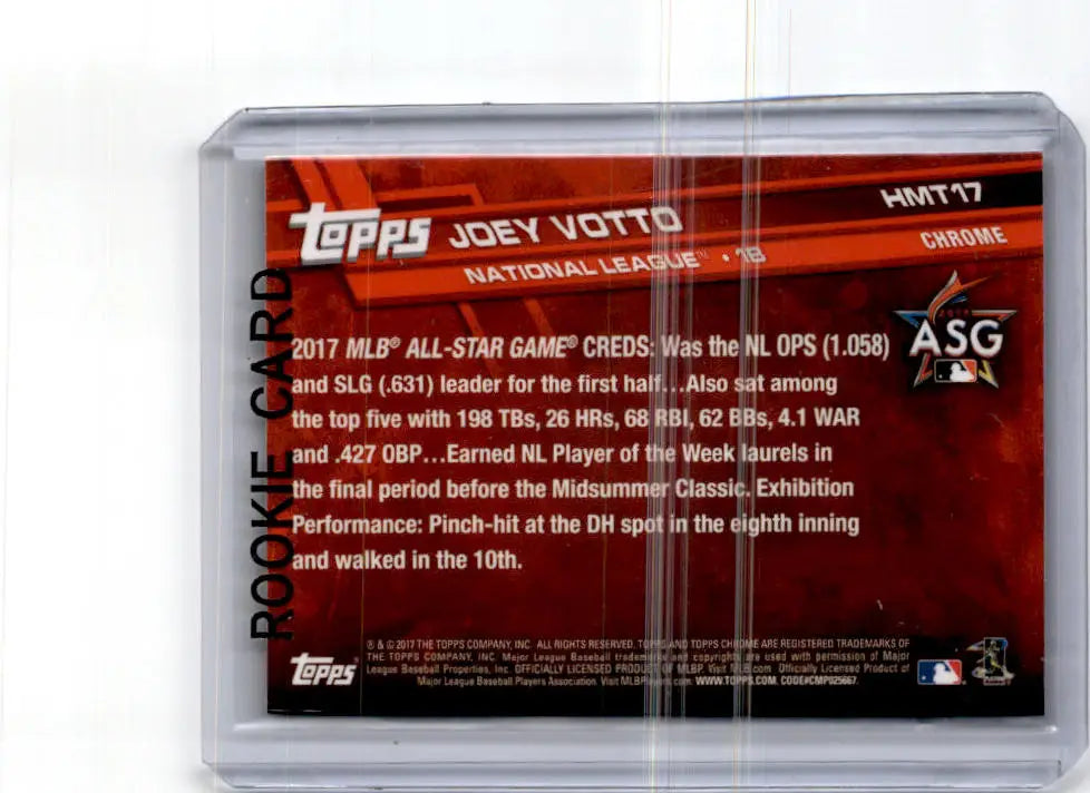 2017 Topps Chrome Update #HMT17 Joey Votto - Baseball Card Single