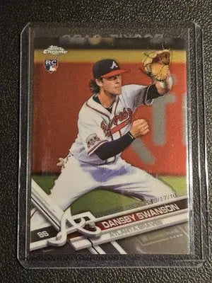 2017 Topps Chrome Update #HMT75 Dansby Swanson - Baseball Card Single