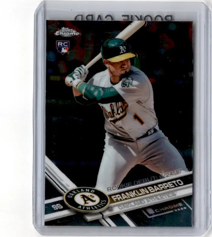 2017 Topps Chrome Update #HMT91 Franklin Barreto - Baseball Card Single